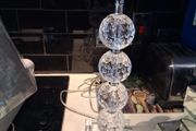 Laura Ashley glass table lamp