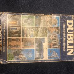 Vintage Ordnance Survey Map of Dublin 1984
