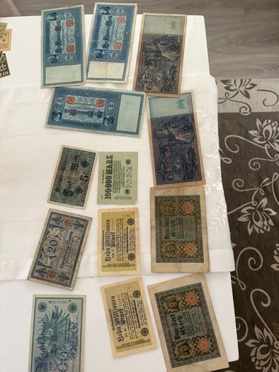 old german notes 10 euro each