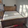 King Size Wooden Bed and lockers Image 3