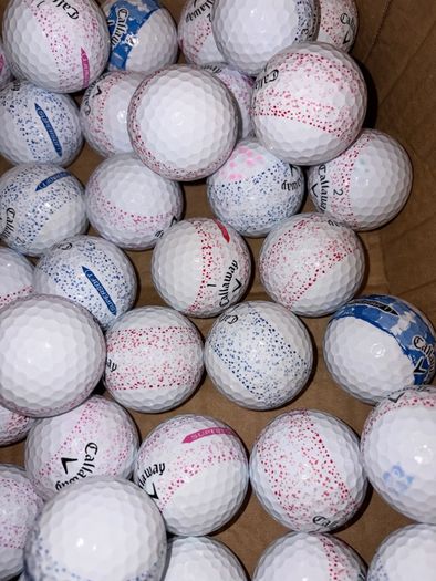 Callaway Supersoft Splatter Golf Balls Grade A/B