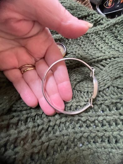 Silver Bracelet with Stone Of Some Sort