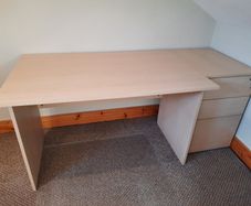 Large desk and Cabinet
