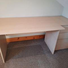 Large desk and Cabinet