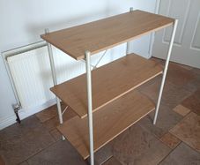 3 tier shelving unit 80 x 35 x 90 cm