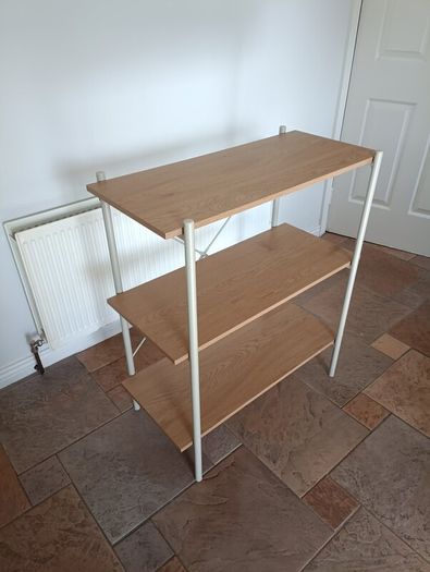 3 tier shelving unit 80 x 35 x 90 cm
