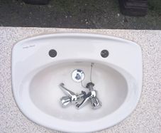 shanks  & counter top and 2 toilet seats