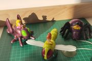 Vintage 1999 Insect Riders Toy Set