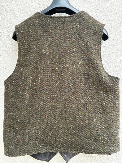 Eddie Doherty hand woven tweed vest