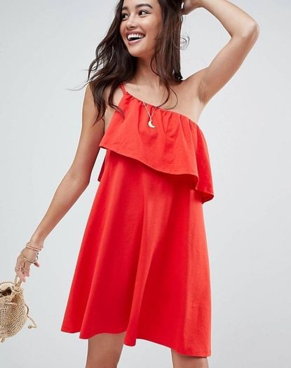 Red Frill Dress