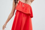 Red Frill Dress