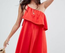 Red Frill Dress