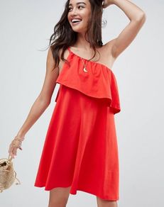 Red Frill Dress