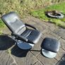 Office Chair and Footstool Image 6