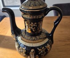 24k gold vintage Greek teaset