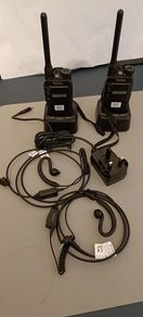2 x Hytera BD 305LF Two Way Radios