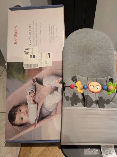 Babybjorn Bouncer Bliss 3D Jersey Light Grey