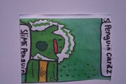Slime penguin No:25 PAPER penguin cardz