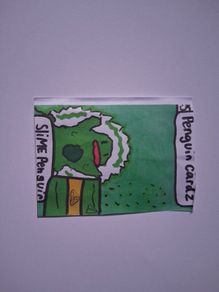 Slime penguin No:25 PAPER penguin cardz