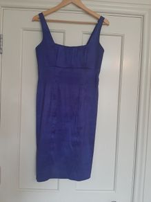 Purple Dress - Calvin Klein - US Size 4, (Approx UK Size 10)