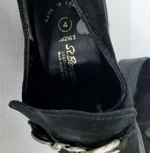 New shoes flat genuine suede