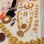 Indian classical dance costume 2  ( bharathnatyam amd mohiniyattam ) with complete jwellery set Image 3
