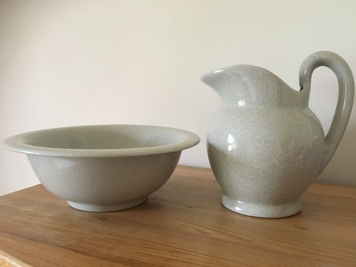 Ceramic Pitcher & Bowl Set