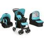 hauck Shopper SLX Travel System Trio Set 3-in-1 Combination Pushchair / Up to 25 kg / Carrycot with Mattress, Cosy Car Seat & Graco SnackEase quick one-hand folding highchair Image 2