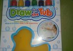 BNWT Draw in the Tub Bathtub Crayons and Sponge