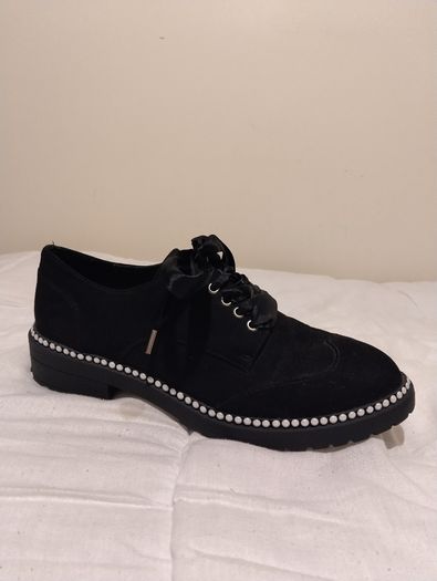 Black Suede Shoes, New