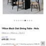 EZ Living Dining Table Ex Display Image 2
