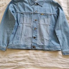 Mens denim cotton jacket size 3XL in very good condition see last three photos for exact measurements FREE STANDARD POSTAGE INCLUDED