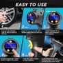 NEW SALE | Cordless Tyre Inflator Air Compressor, 12V USB Rechargeable Battery Portable Handheld Electric Digital Tyre Pump with LED Light and 3 Nozzle Image 6