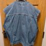 Denim Motorcycle Vest Image 2