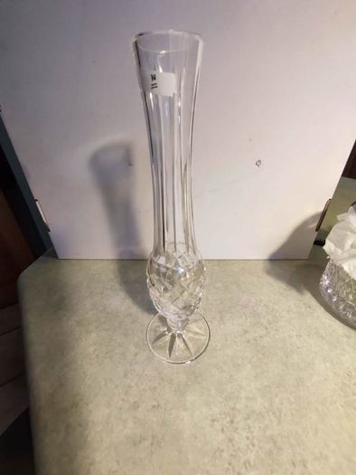 Vintage Waterford Araglin Bud Vase, 9" Tall Bud Vase,  Signed Waterford, Good CONDITION. No 29