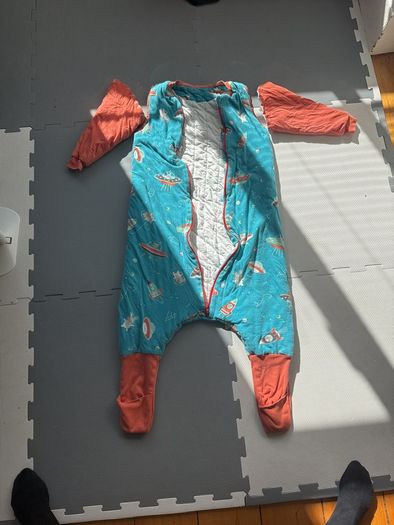 Slumbersac with feet 3.5 tog 110 cm