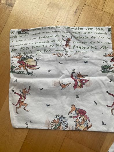 Roald Dahl book cushion cover Fantastic Mr Fox