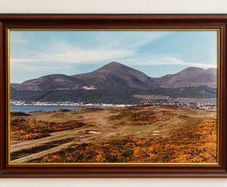 Royal County Down Golf Course & Mourne Mountains Large Framed Print
