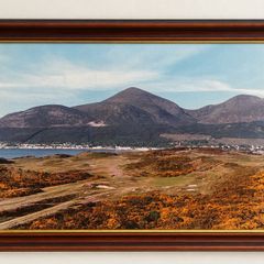 Royal County Down Golf Course & Mourne Mountains Large Framed Print