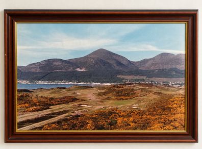 Royal County Down Golf Course & Mourne Mountains Large Framed Print