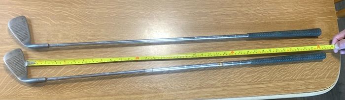 Set of golf clubs