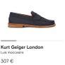 KURT GEIGER suede leather mocasins Sz 44 (10UK) - Rrp 220 Image 2