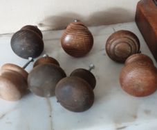 wooden knobs