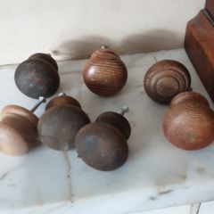 wooden knobs