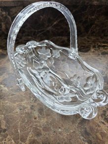 Walther-Glas floral crystal basket