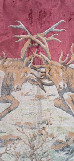 vintage wall rug hanging