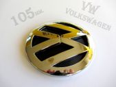 Vw Boot Badge Emblem 105mm Chrome Logo Front Rear All Models - Vw105b
