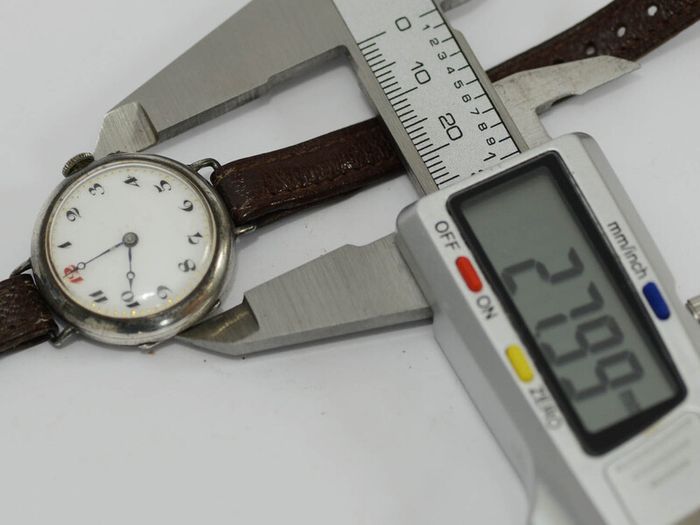 Vintage Silver Trench Wrist Watch