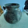 Lovely Large  Pottery Jug / Vase Very Docoertive. Image 3