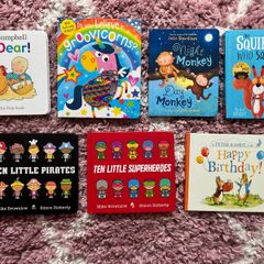 7 Board Book Collection - As New!